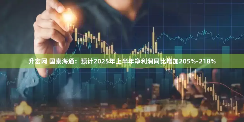 升宏网 国泰海通：预计2025年上半年净利润同比增加205%-218%