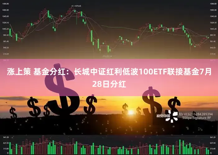 涨上策 基金分红：长城中证红利低波100ETF联接基金7月28日分红